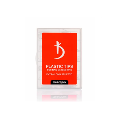 Gel tips για επέκταση Extra Long Stiletto Kodi 240 τεμ.