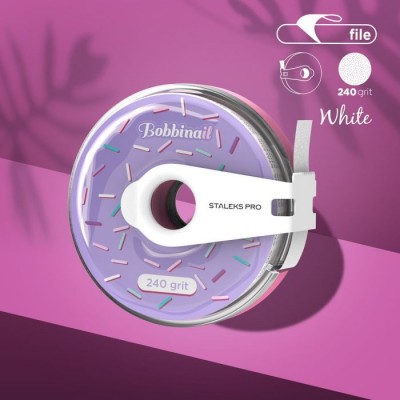 Disposable white abrasive tape EXPERT in a plastic case 240 grit