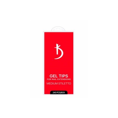 Gel Tips Medium Stiletto Kodi 240 τεμ.