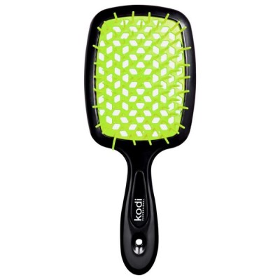 Βούρτσα μαλλιών Soft Touch Black/Light Green