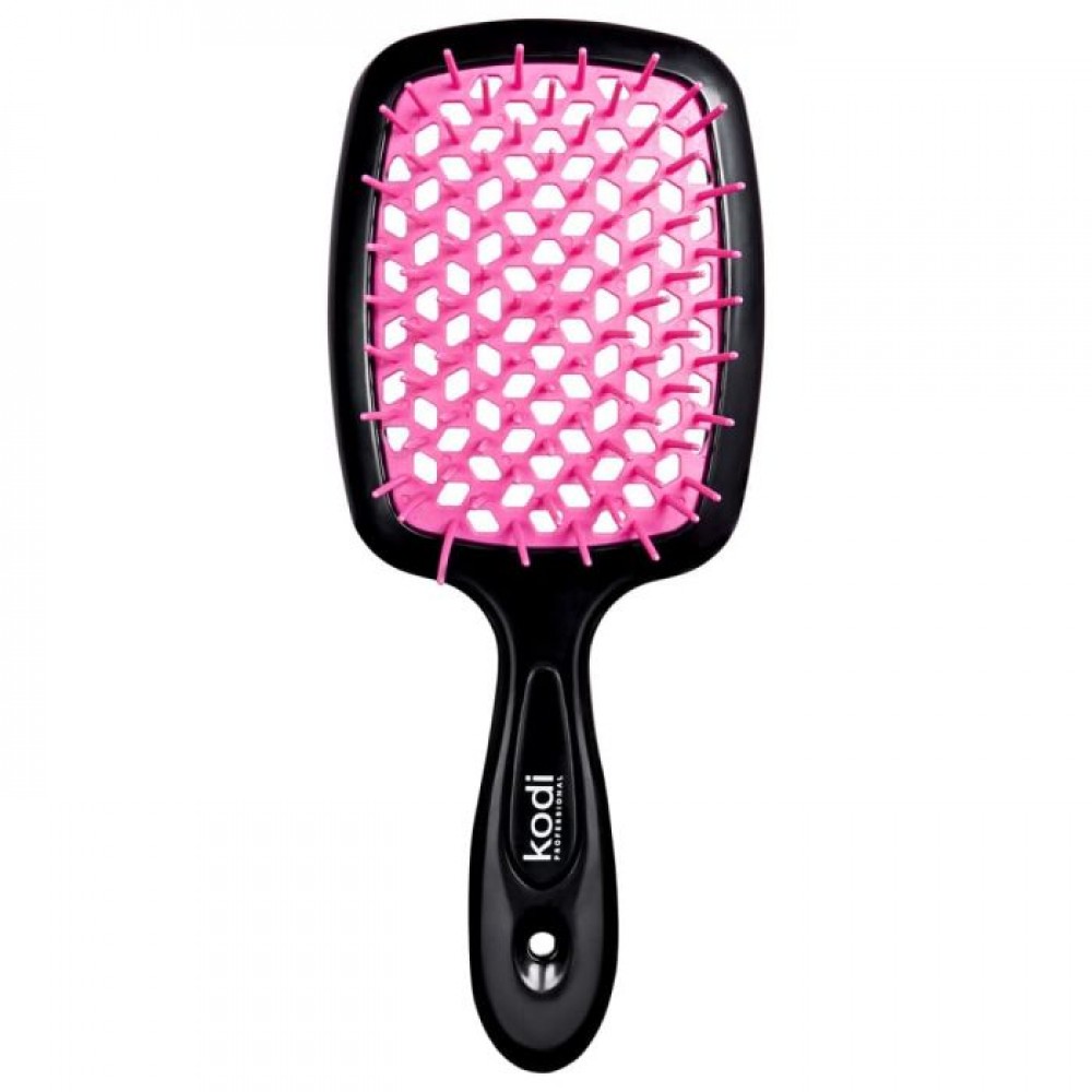 Βούρτσα μαλλιών Soft Touch Black/Pink