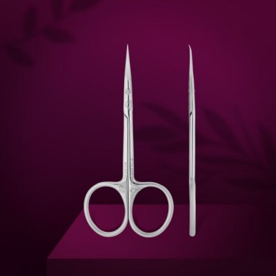 Professional cuticle scissors with hook EXCLUSIVE 23 TYPE 1 (magnolia)