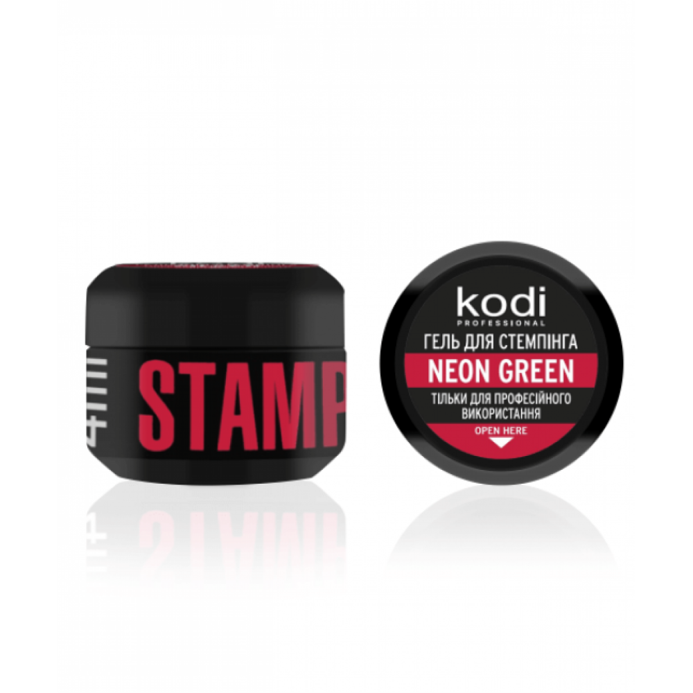 Stamping Colour gel  Neon Green 4 ml.