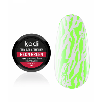 Stamping Colour gel  Neon Green 4 ml.